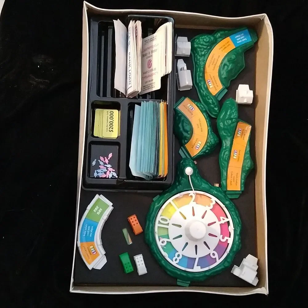 3 For $12 Sale! Vintage The Game of Life. Missing parts.